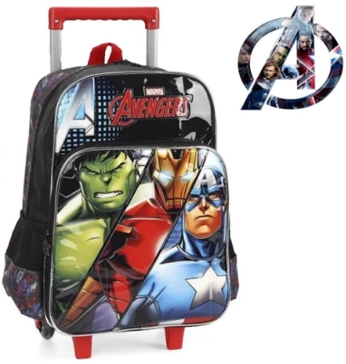Mochila Poli. C Rodas Vingadores Vermelho Ic39762ag Luxcel Pt 1 Un