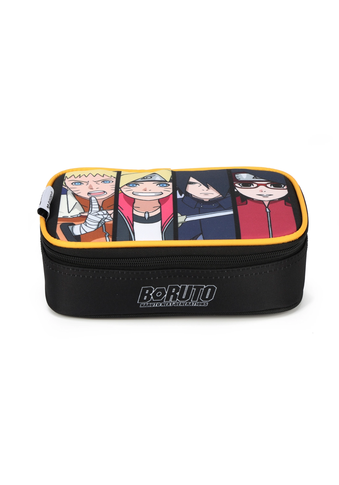 Estojo Case Juvenil Boruto Preto 1 Zip Et47096br Pt Maxlog