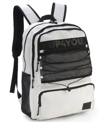 Mochila Notebook Juvenil Unissex Up4you Branca Mj46602up Br Maxlog