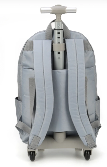Mochila Poli. C Rodas Barbie Cinza Mc46822bb Luxcel Pt 1 Un