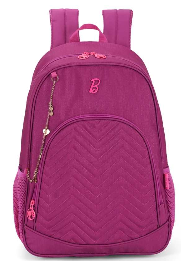 Mochila Juvenil Feminina Barbie Pink Ms46797bb Pk Maxlog