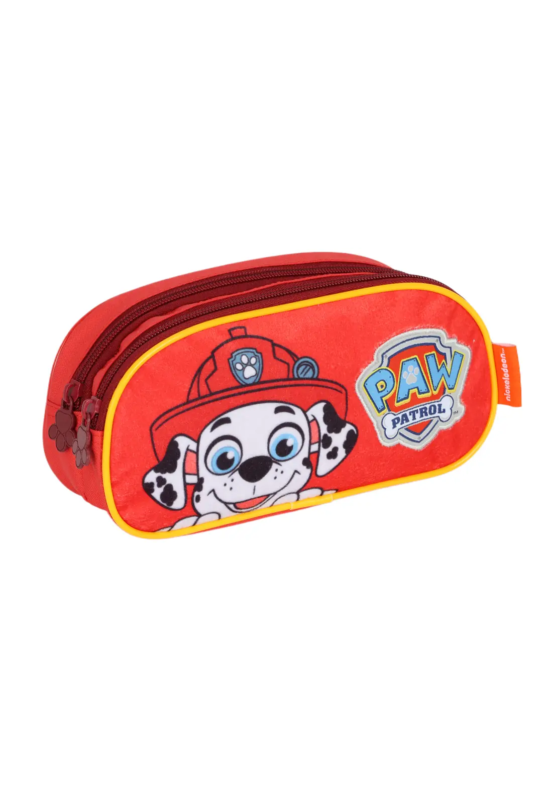 Estojo Marshall Patrulha Canina Vermelho 2 Zip Ei41624pa Vm Maxlog