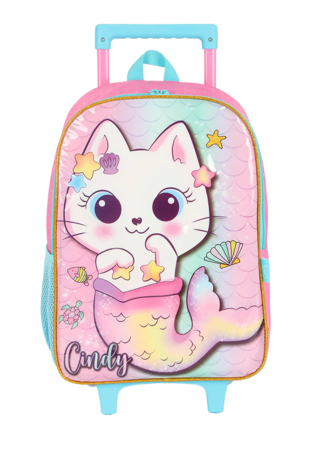Mochila Com Rodas Kit Rosa Un