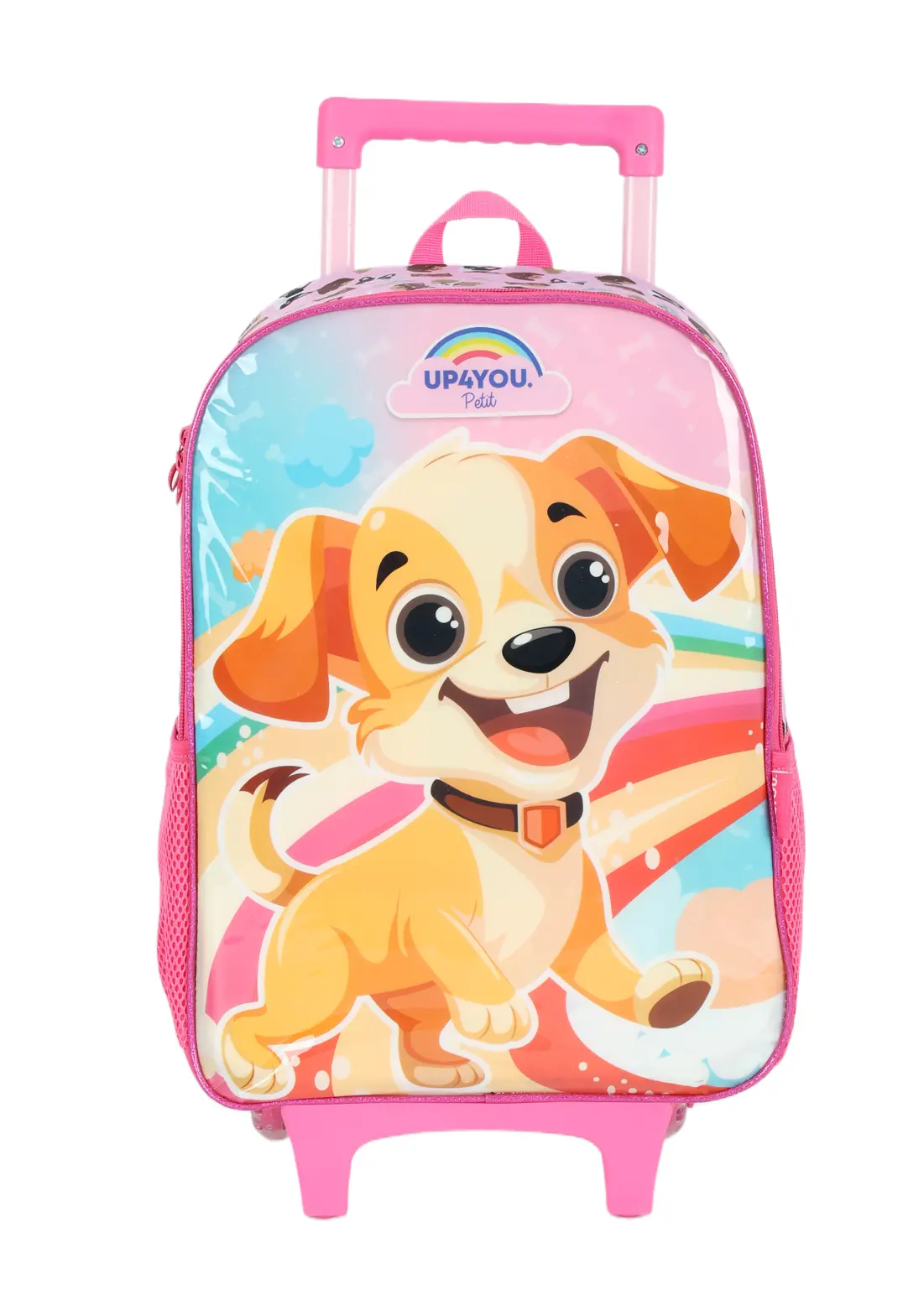 Mochila Rodas Cachorrinho Rosa Feminino Ic40102up0300un Maxlog