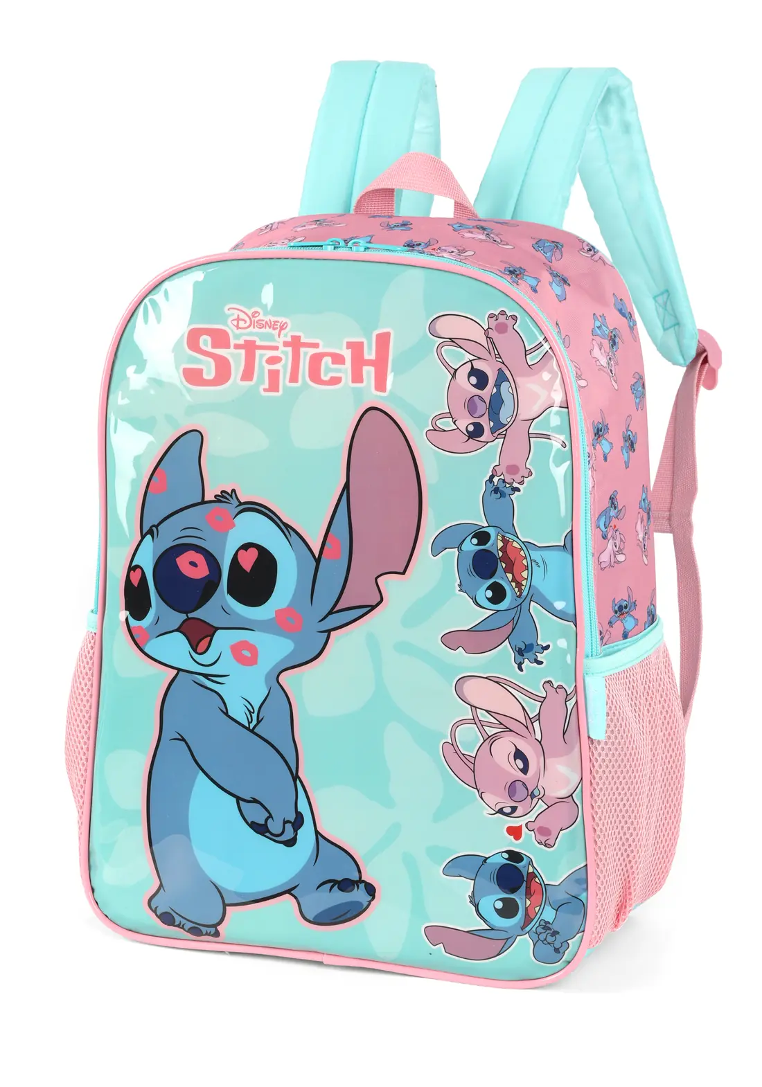 Mochila Infantil Stitch Verde Is41531sc Vd Maxlog