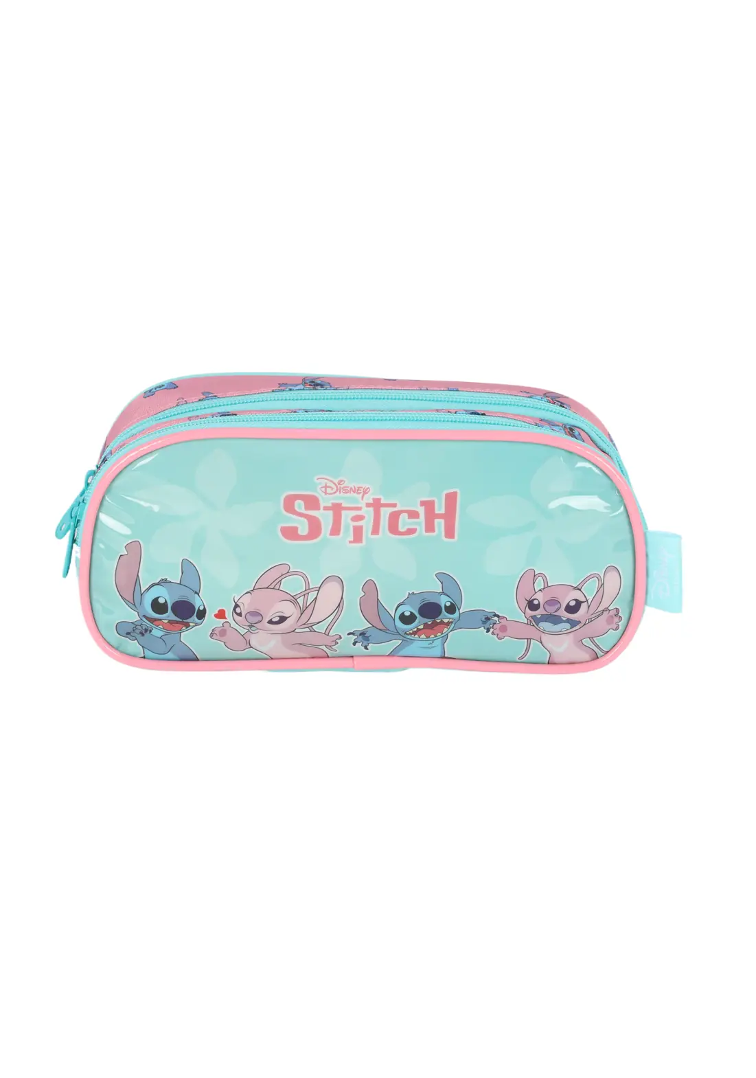 Estojo Stitch Verde 2 Zip Ei41534sc Vd Maxlog