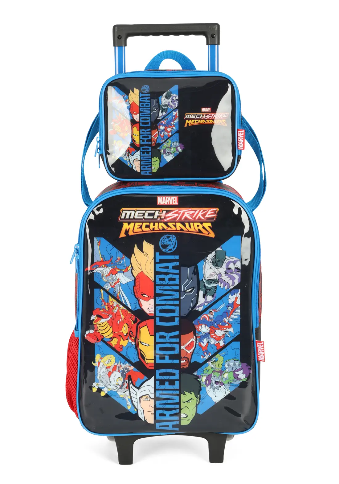 Mochila Com Rodas Kit Azul Un