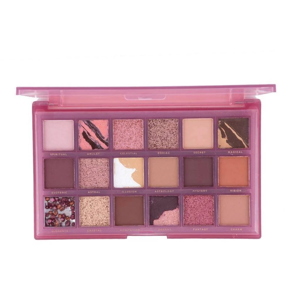 Paleta De Sombras Ruby Rose Hb 1068 Mystic Glow 18 Cores 1un
