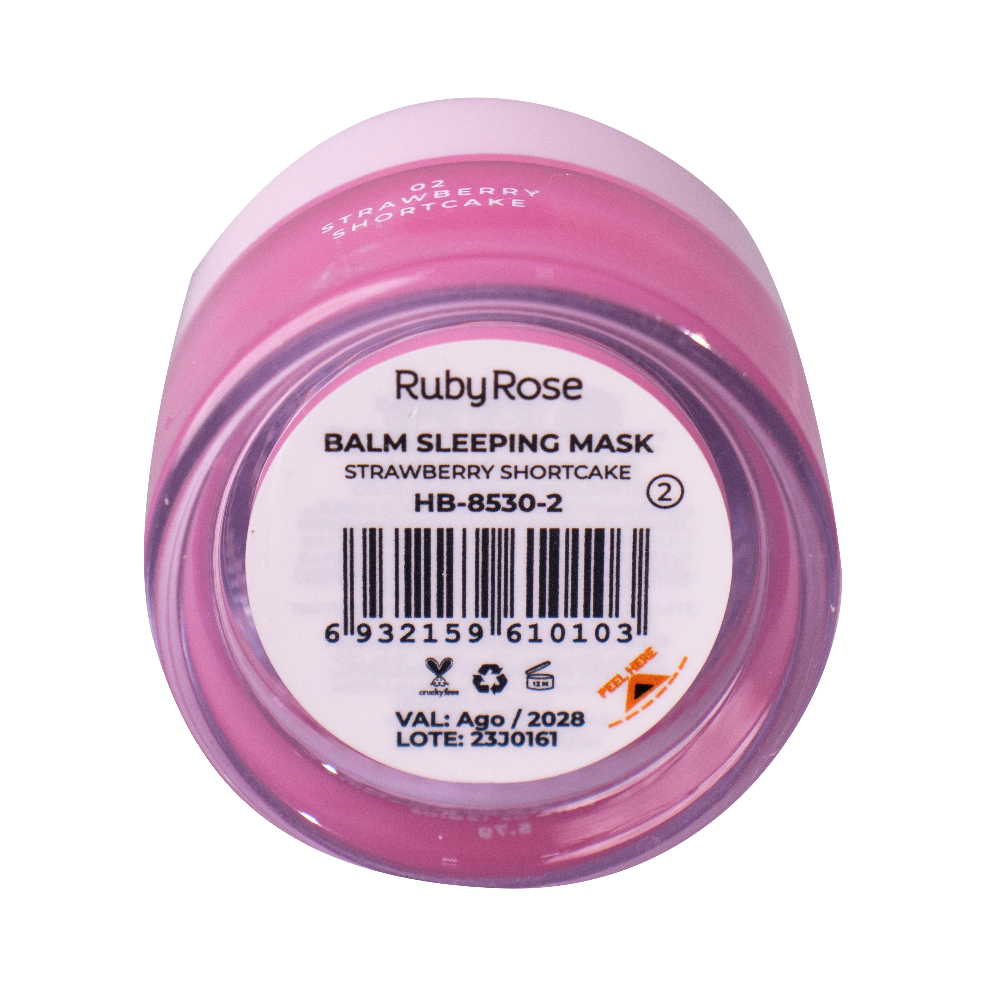 Balm Seeping Hb85302 Mask Strawberry Shortcake Ruby Rose