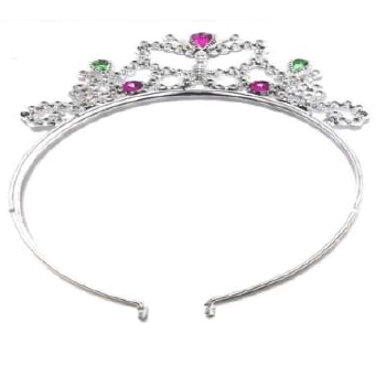 Tiara Simples Tipo Coroa Ref.ag008