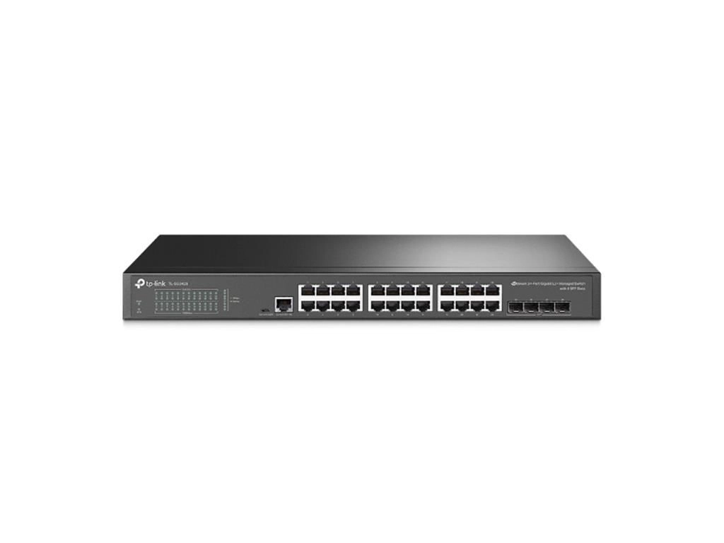 Switch Tp-link Tl-sg3428 (t1600g-28ts T2600g-28ts) Gerenciavel Gigabit L2+ De 24 Portas Com 4 Slots