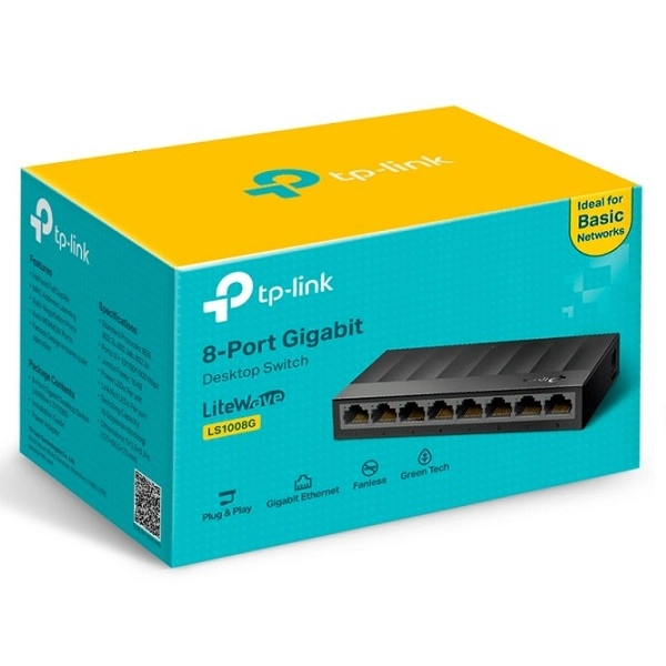 Switch 8 Portas 101001000 Mbps Nao Gerenciavel Ls1008g Cx 1 Un
