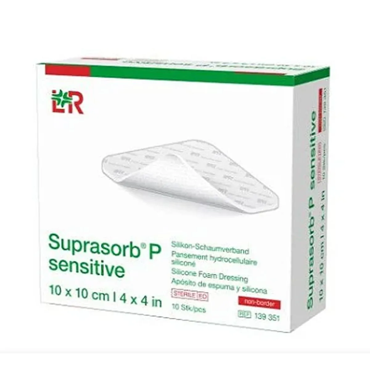 Suprasorb Venosan Sensitive Border Espuma de Silicone com Borda 10 x 10cm Unidade