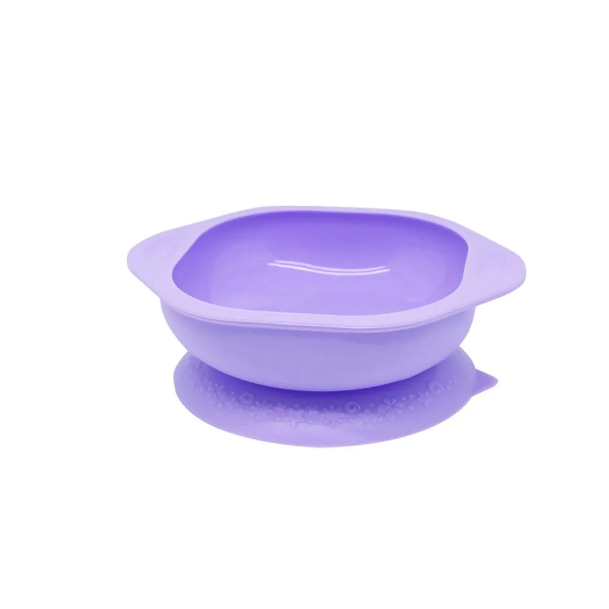Tigela em Silicone com Sucção para Microondas Baleia Roxa - Marcus&Marcus