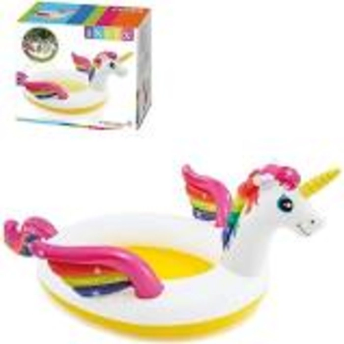 Piscina Inflável Spray Unicórnio Místico Infantil 151 Litros Intex