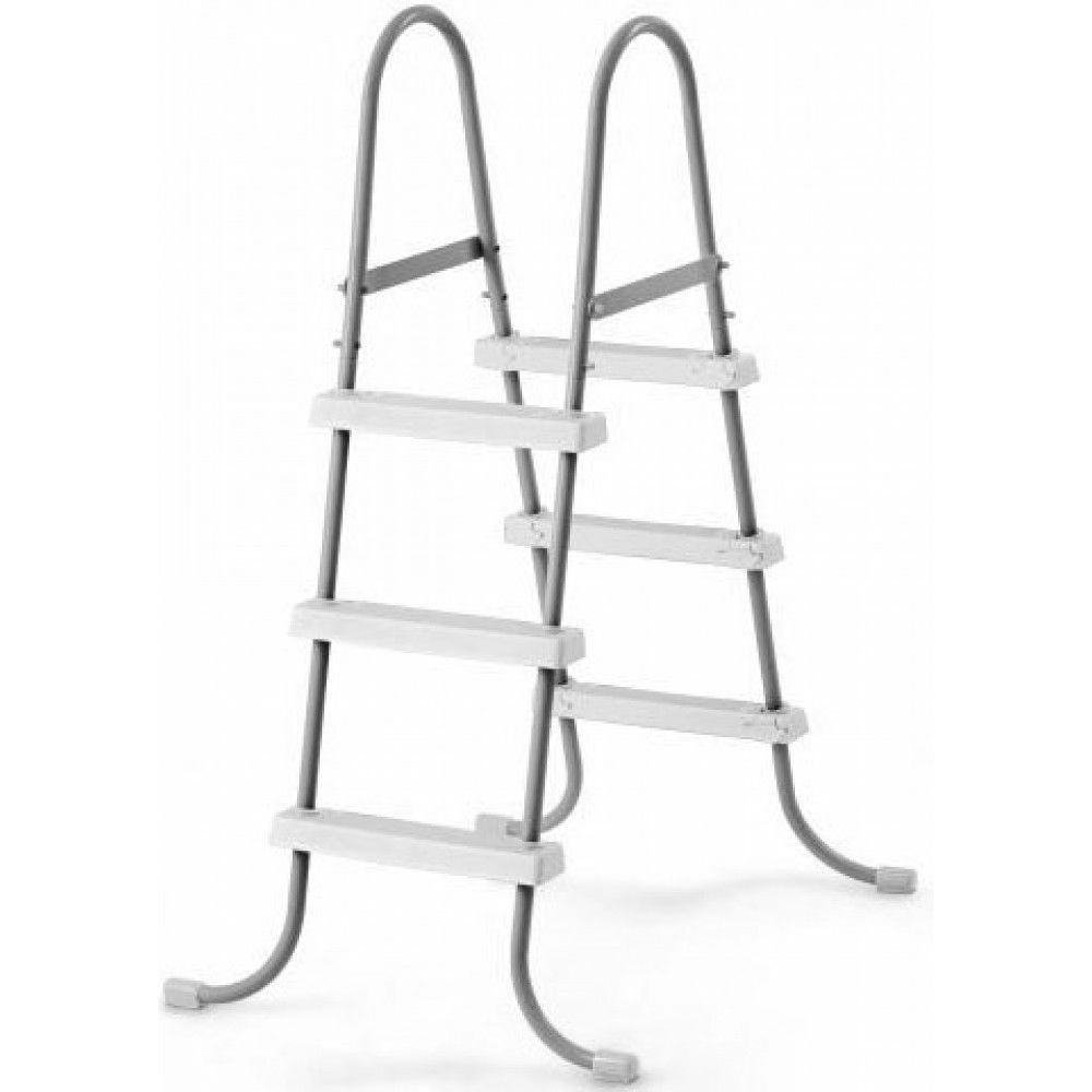 Escada Dupla Intex 3 Degraus 107cm Para Piscina Inflável Estrutural