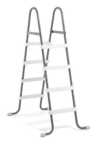Escada Dupla 122 Cm Para Piscina Inflável E Estrutural Intex