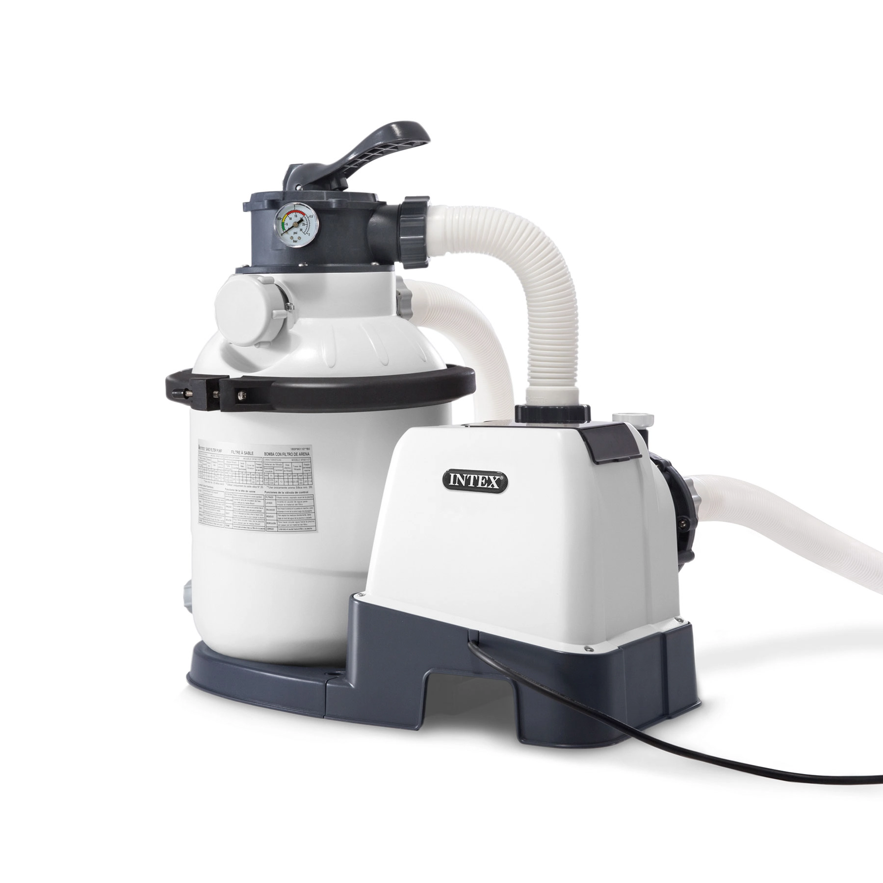 Bomba Filtrante Sistema de Areia para Piscina 29.100L 130CV 220V Krystal Clear Intex