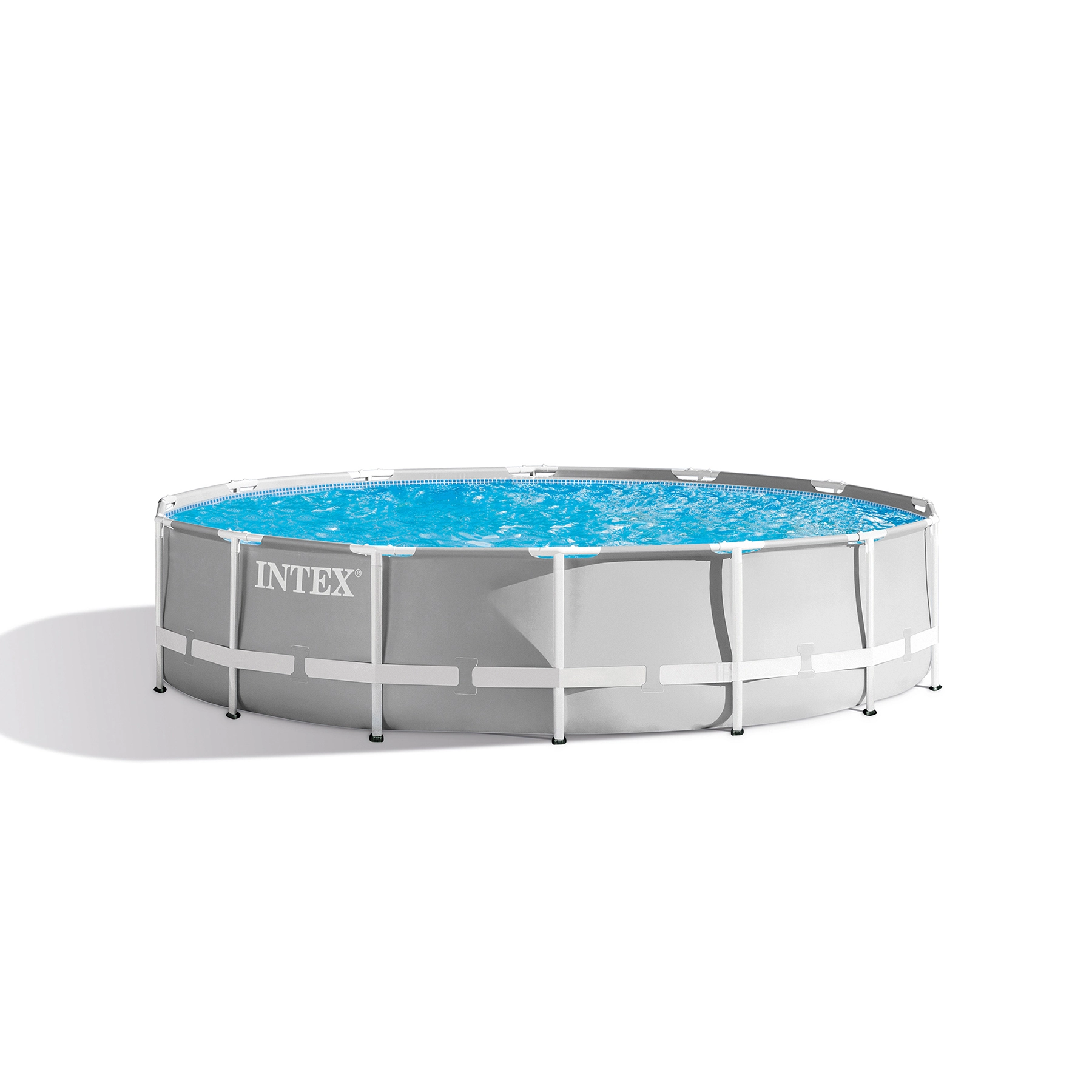 Piscina Estruturada Redonda 12.706L com Bomba 220V, Escada e Capa Prism Intex