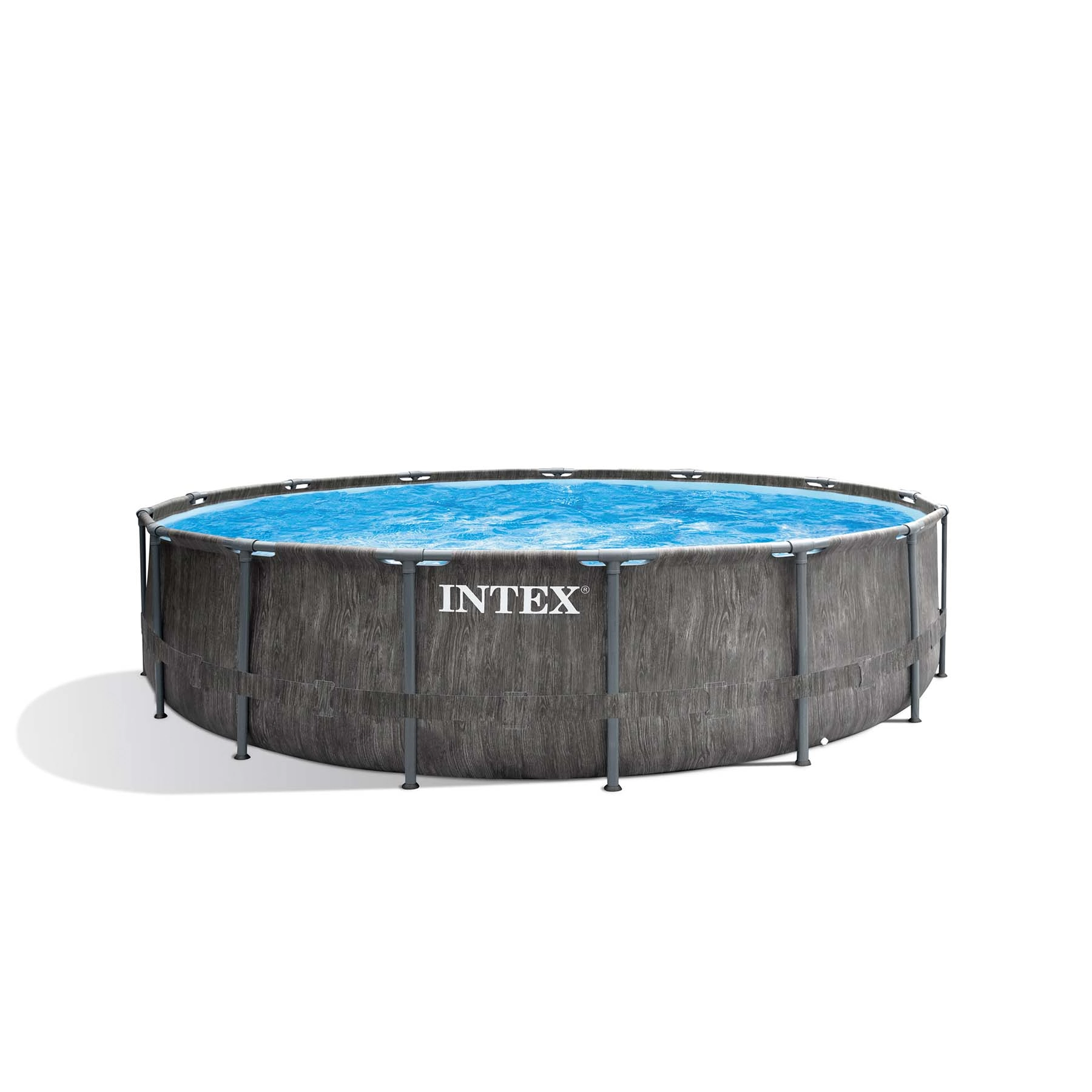 Piscina Estruturada Redonda 16.805L com Bomba 220V Escada e Capa Intex