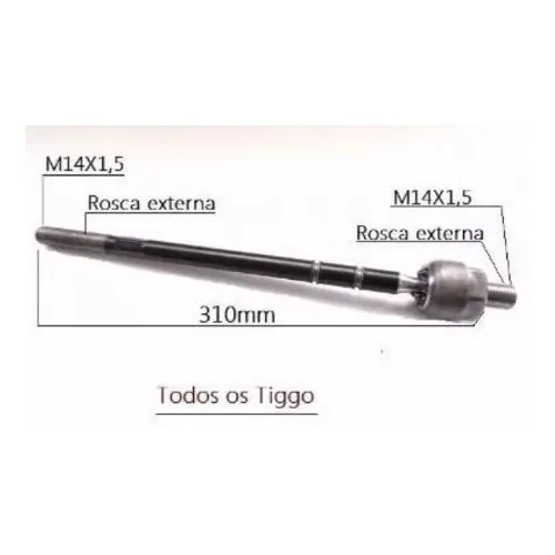Articulação Axial Direção Hidráulica 310mm - DLZ 27135