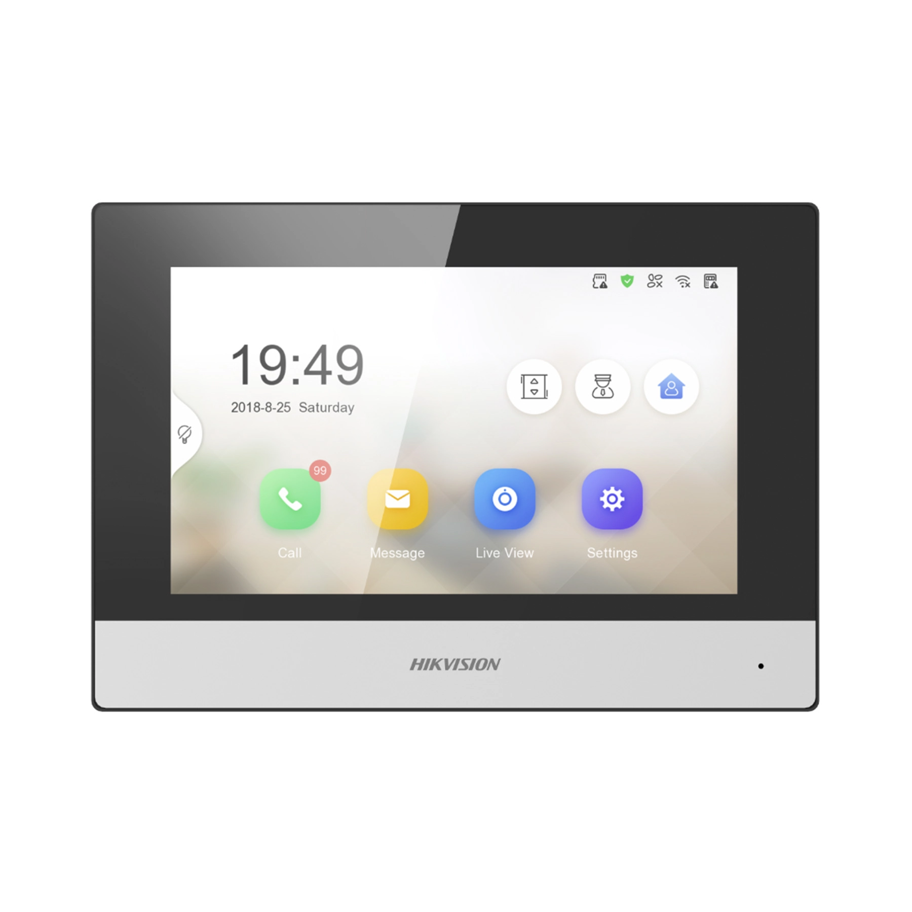 Unidade Interna Vídeo Porteiro Hikvision DS-KH6320-WTE1 Wi-FI