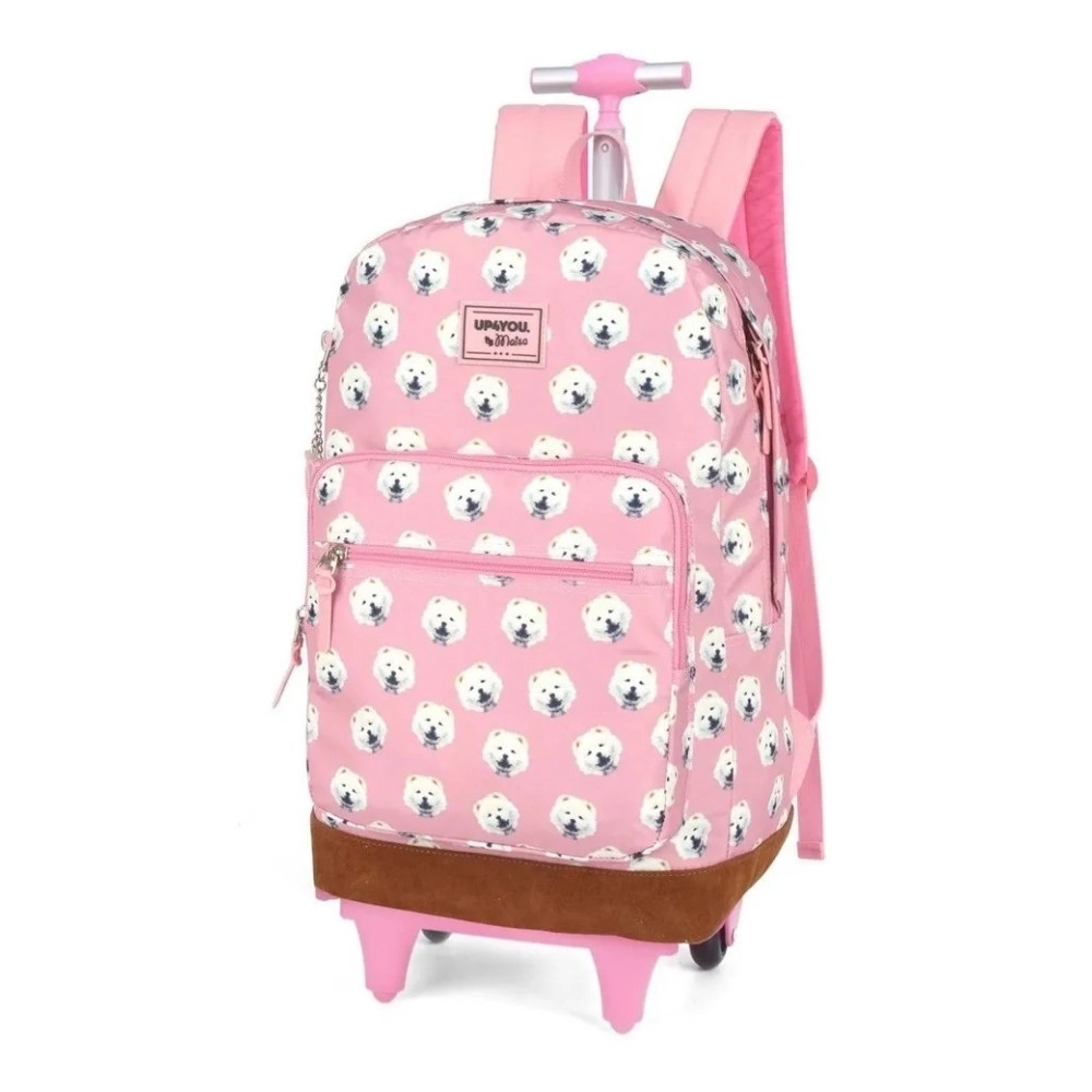 Mochila Com Rodas Pink Mc51256up0310un Maxlog