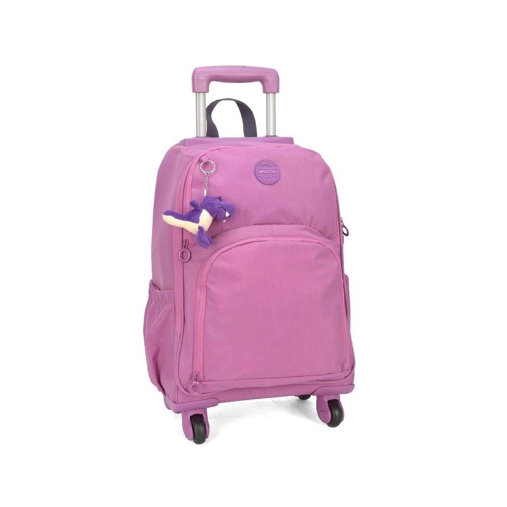 Mochilas C Rodas Roxo Mc51286up2800un Maxlog