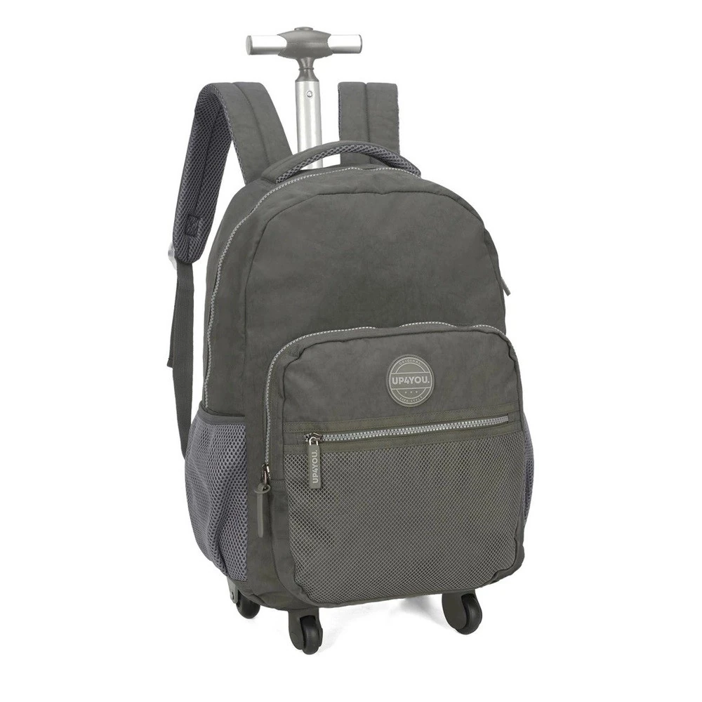 Mochila Com Rodas Cinza Mc51289up0900un Maxlog