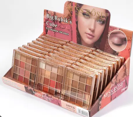 Paleta Sombras Big Rubiks Cube 16cores Ii 53 Miss Rose