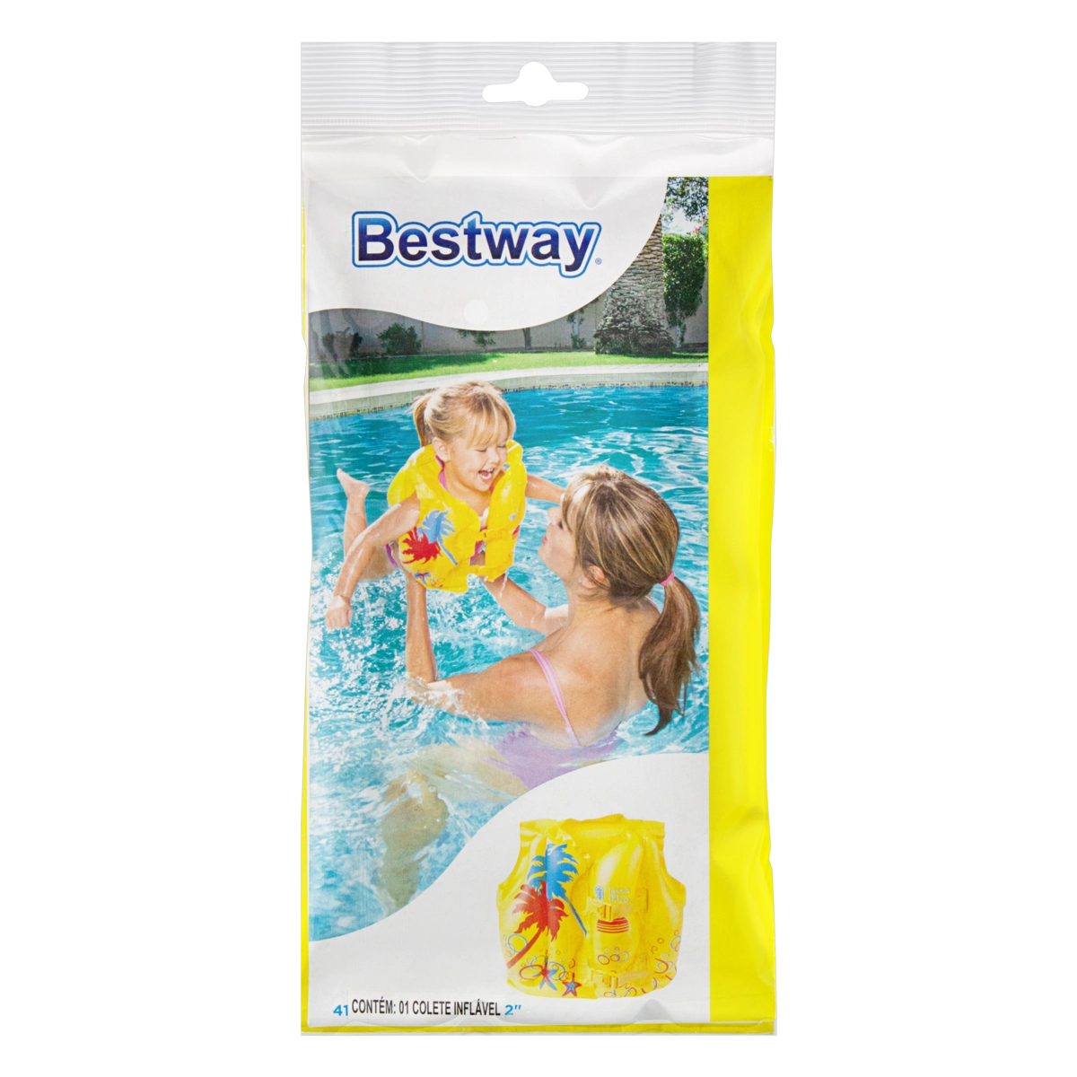 Colete Inflável Tropical Bestway 31cm X 23cm X 10,5cm