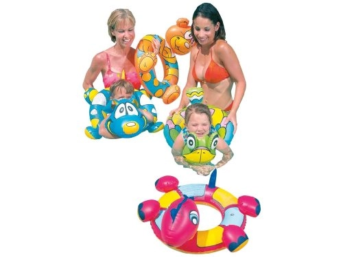 Splash Play Inflatable Dinosaur Swim Ring Pool Float