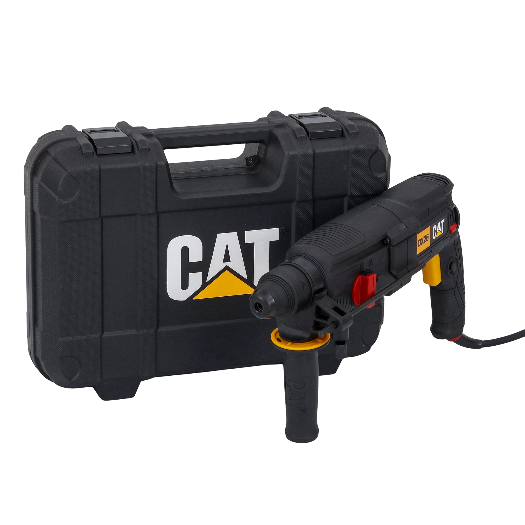 Martelete Perfurador Rompedor Caterpillar DX26 SDS Plus 800W 3J 220V com Acessórios