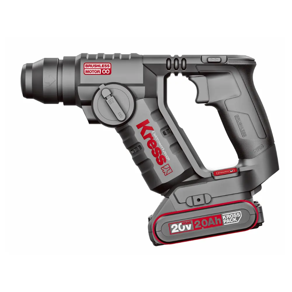 Martelete Perfurador/rompedor A Bateria Brushless 20v Kress
