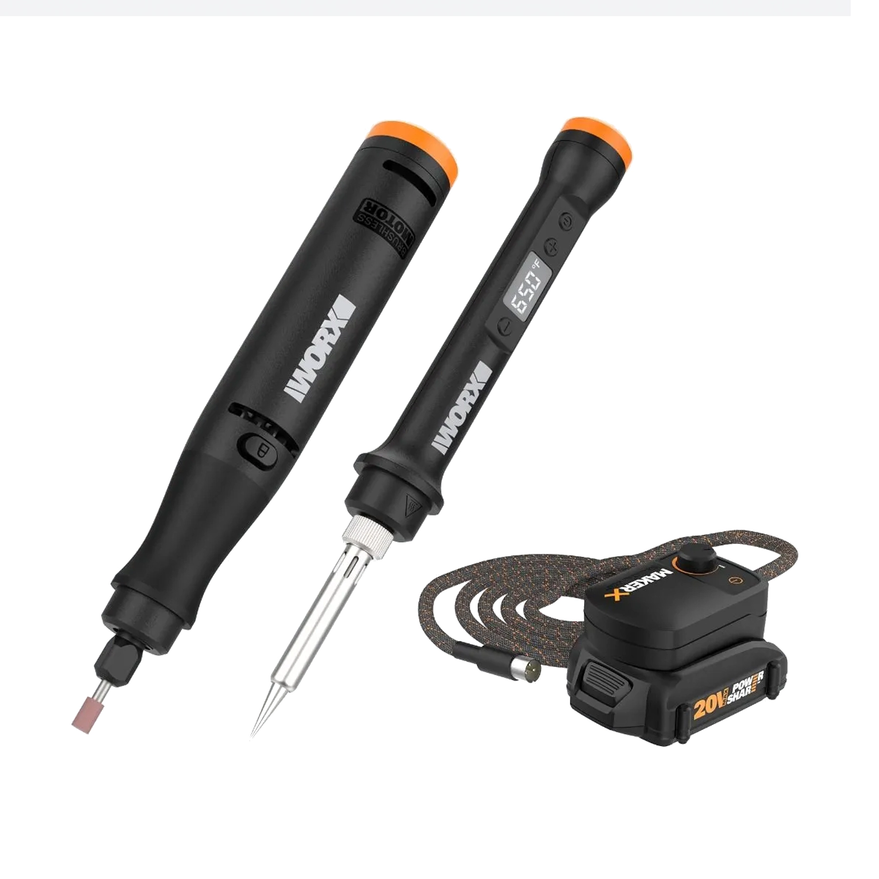 Micro Retífica e Ferro de Solda Worx MAKERX WX988