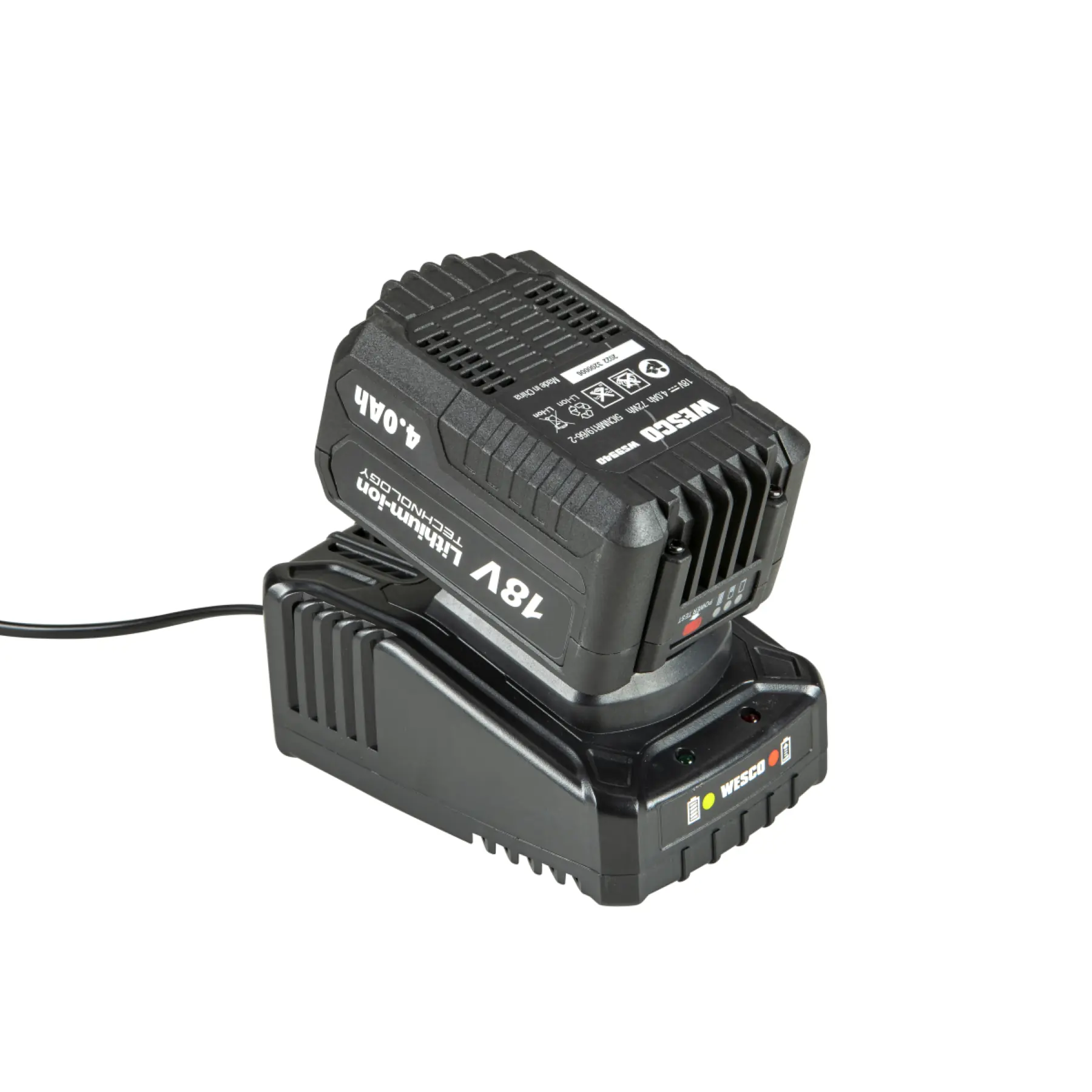 Carregador Wesco WS9969 18V 2Ah