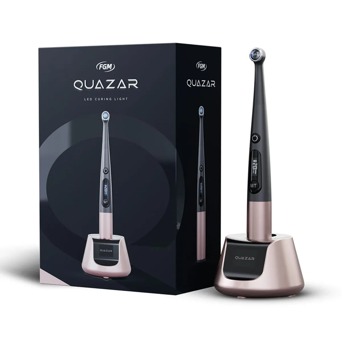 Fotopolimerizador Quazar Led sem Fio - FGM - Fotopolimerizador Quazar Nebula Rose Gray Led sem Fio -
