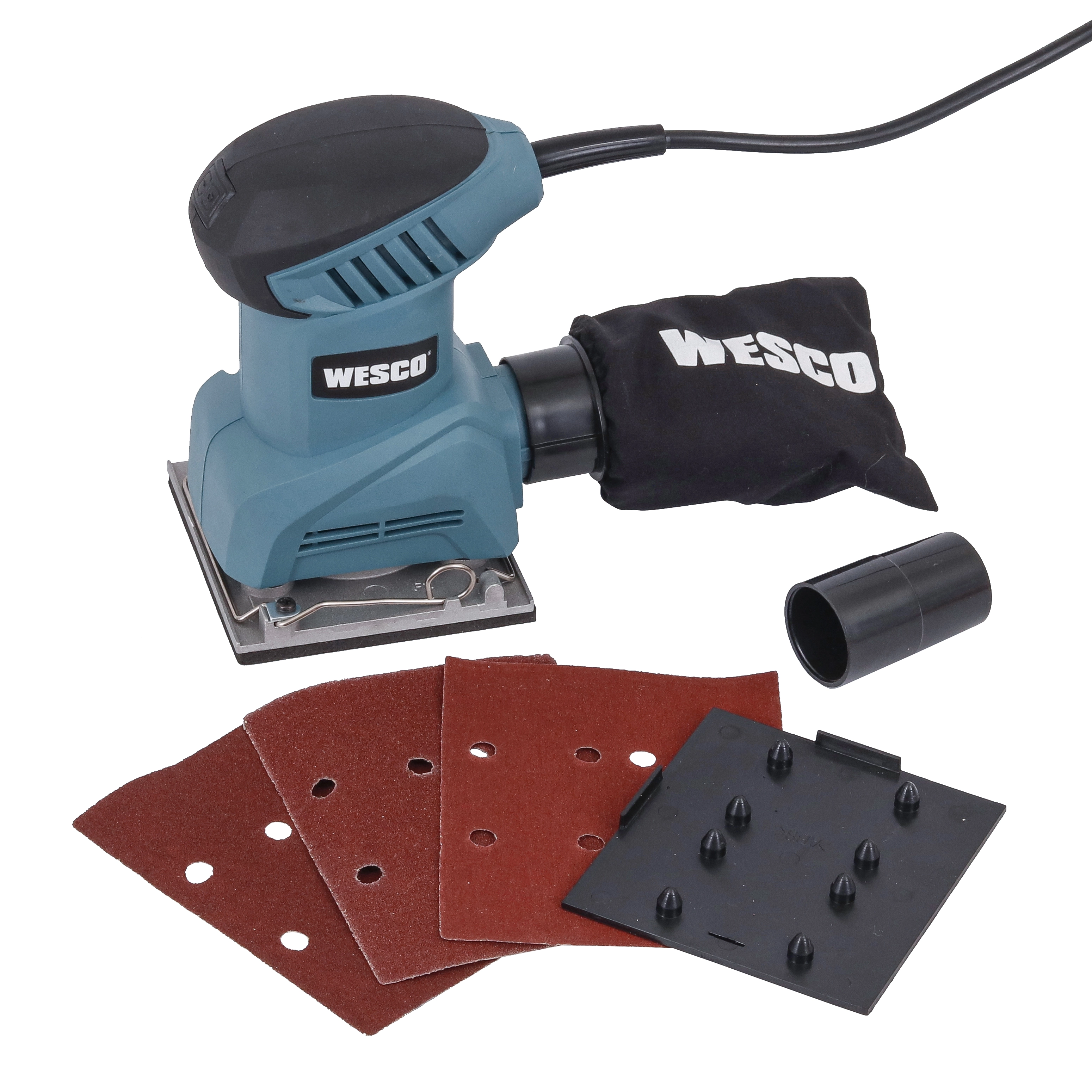 Lixadeira Orbital Wesco WS4151 Elétrica para Madeira e Metal 240W 220V