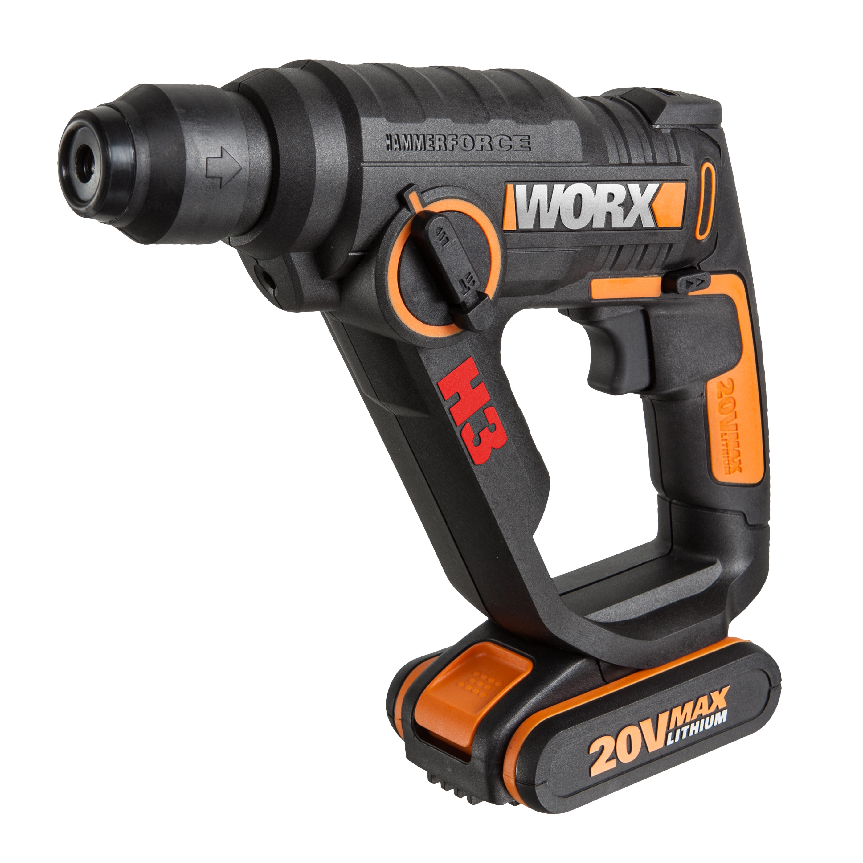Martelete Perfurador Sds Plus 20V WX390 Bivolt Worx