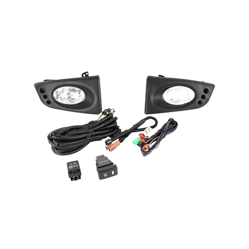 Kit Farol de Milha HONDA FIT com Moldura Preta - SHOCKLIGHT SL110510I