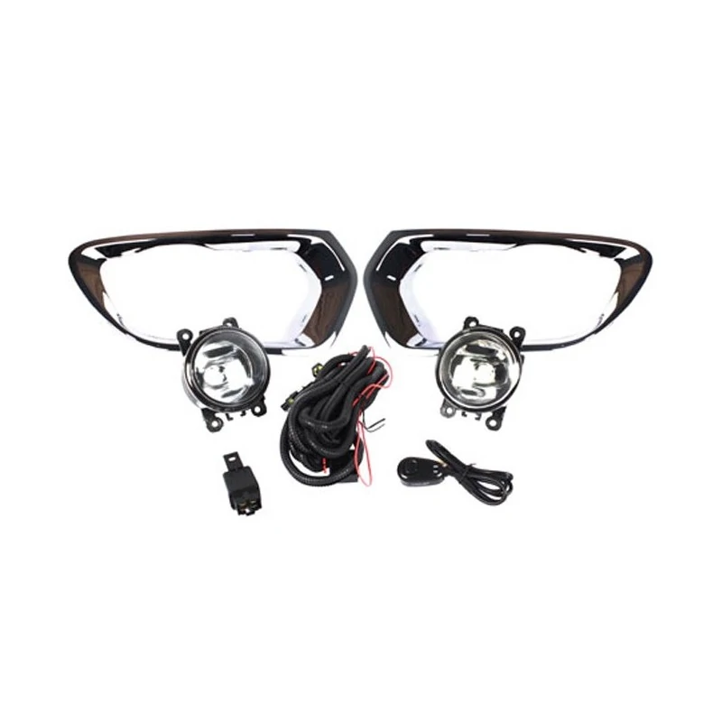 Kit Farol de Milha RENAULT SANDERO com Moldura Cromada - SHOCKLIGHT SL220810U