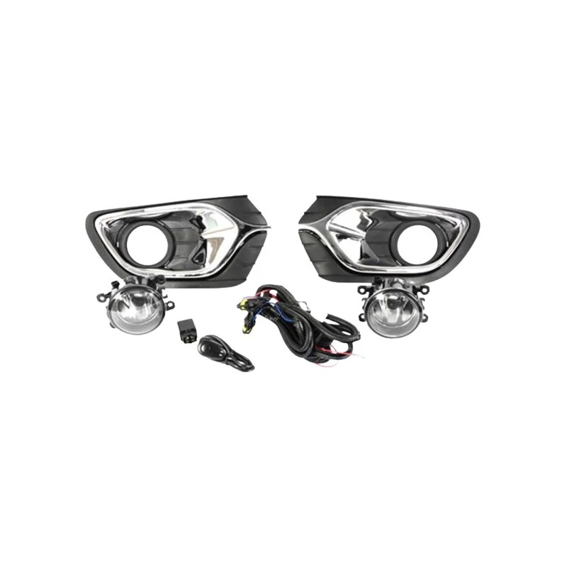 Kit Farol de Milha RENAULT LOGAN com Moldura Cromada - SHOCKLIGHT SL220910U