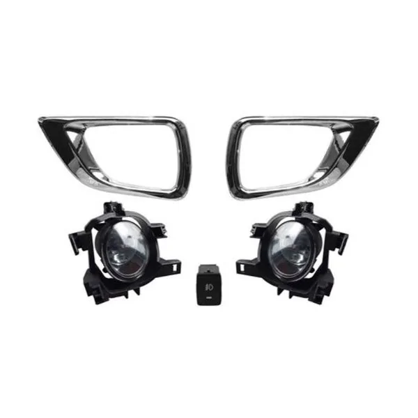 Kit Farol Auxiliar NISSAN FRONTIER com Moldura - SHOCKLIGHT SL200510