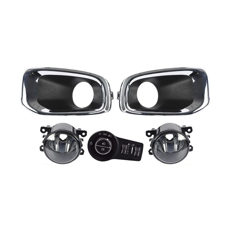 Kit Farol Auxiliar JEEP RENEGADE Aro Cromado - SHOCKLIGHT SL150110CR