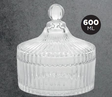 Bomboniere De Vidro 625ml Ref.25s49821 Freecom