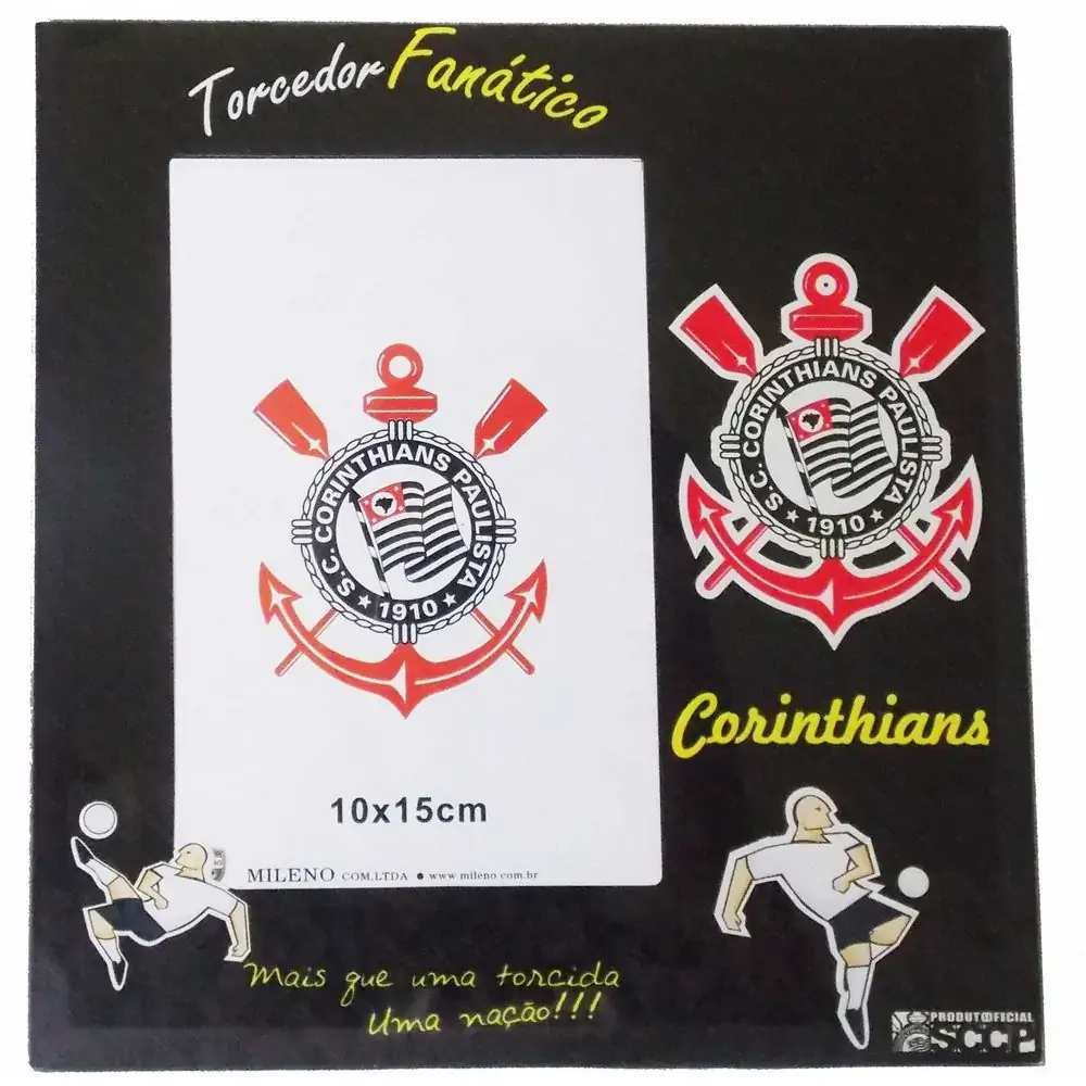 Porta Retrato Vidro Corinthians R Gszpl 1