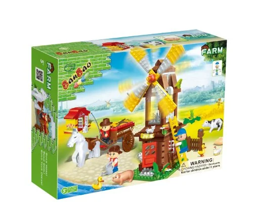 Banbao Windmill Toy Building Set, 260 Piece