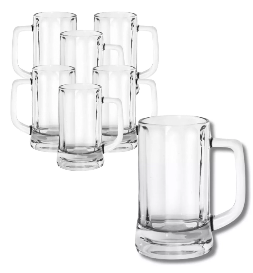 Caneca Vidro 360ml Un Bmzb84 Mahalo