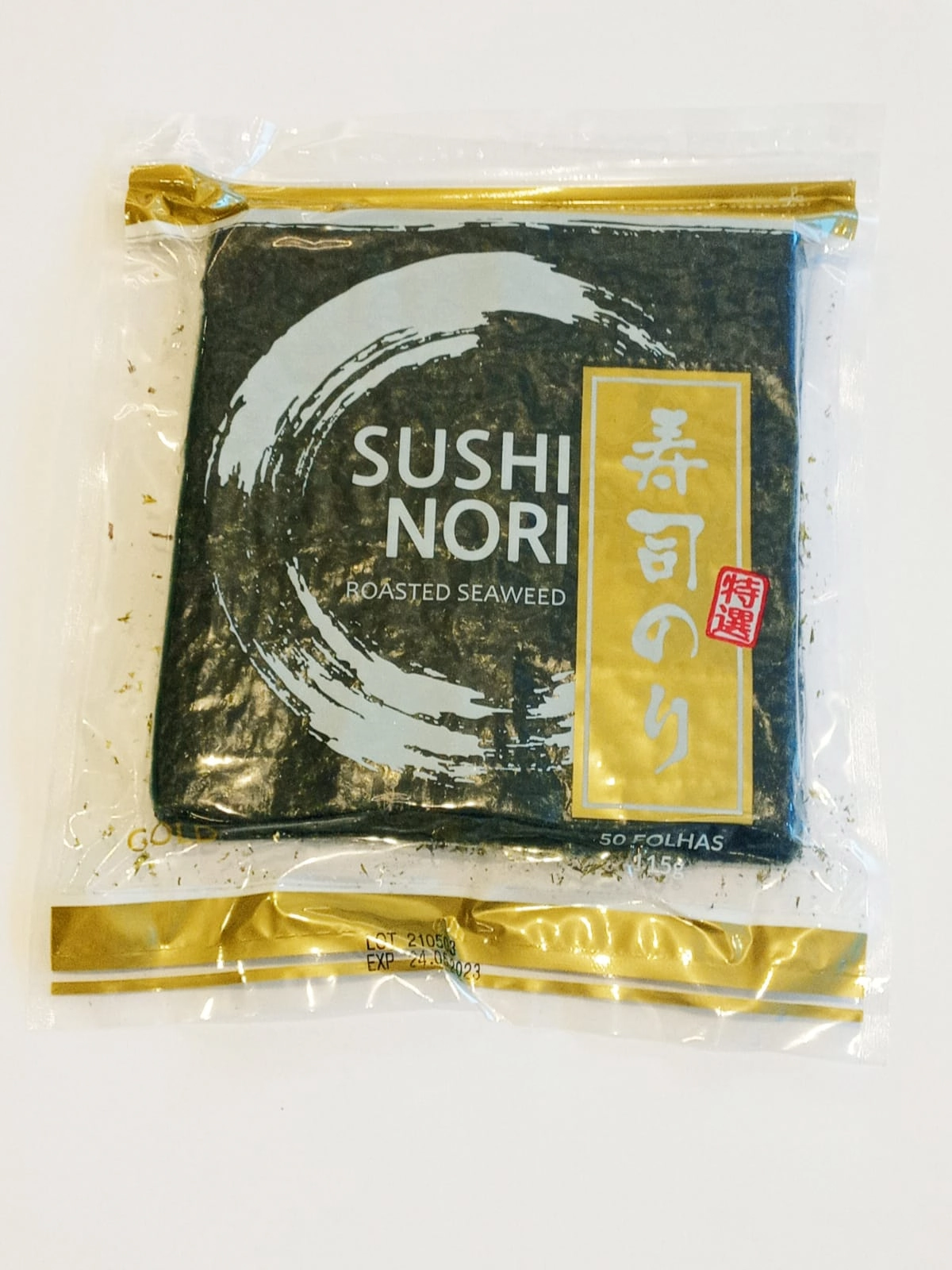 Folha Alga Nori C50 Gold