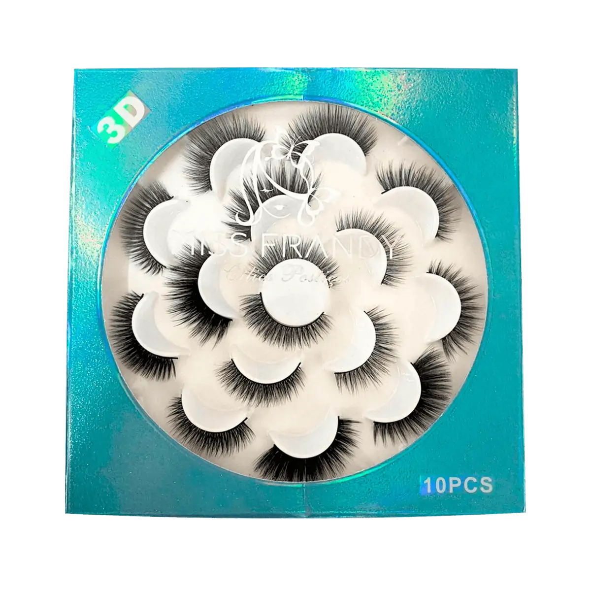 Kit Miss Frandy - Cílios Postiços com 10 Pares